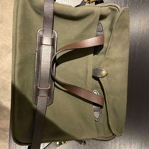 Filson rugged twill briefcase (otter green)